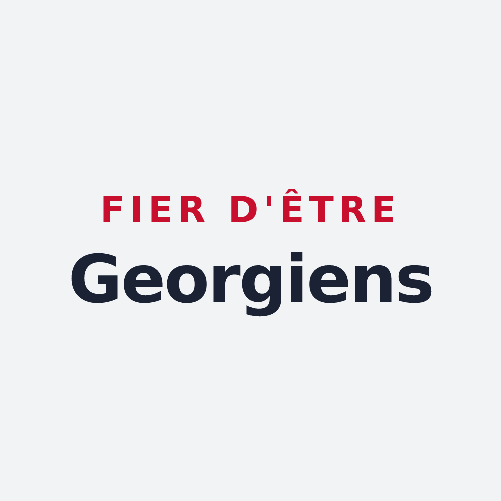 Poster « Fier d'être Georgiens » — design pour Saint-Georges-sur-Arnon