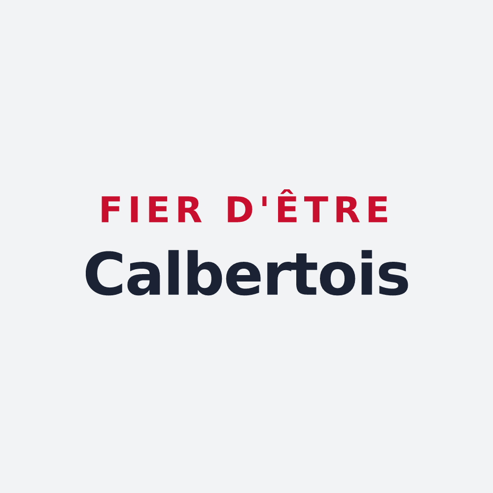 Poster « Fier d'être Calbertois » — design pour Saint-Germain-de-Calberte