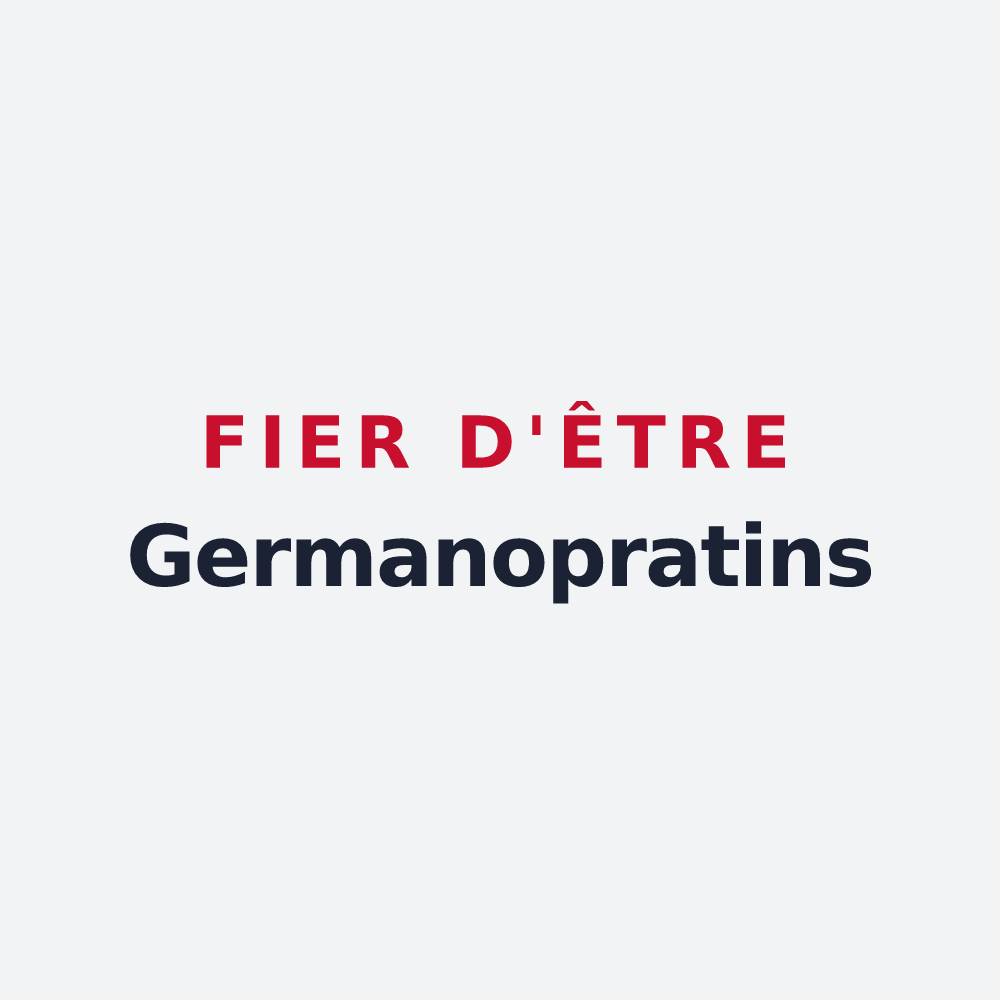 Poster « Fier d'être Germanopratins » — design pour Saint-Germain-des-Prés