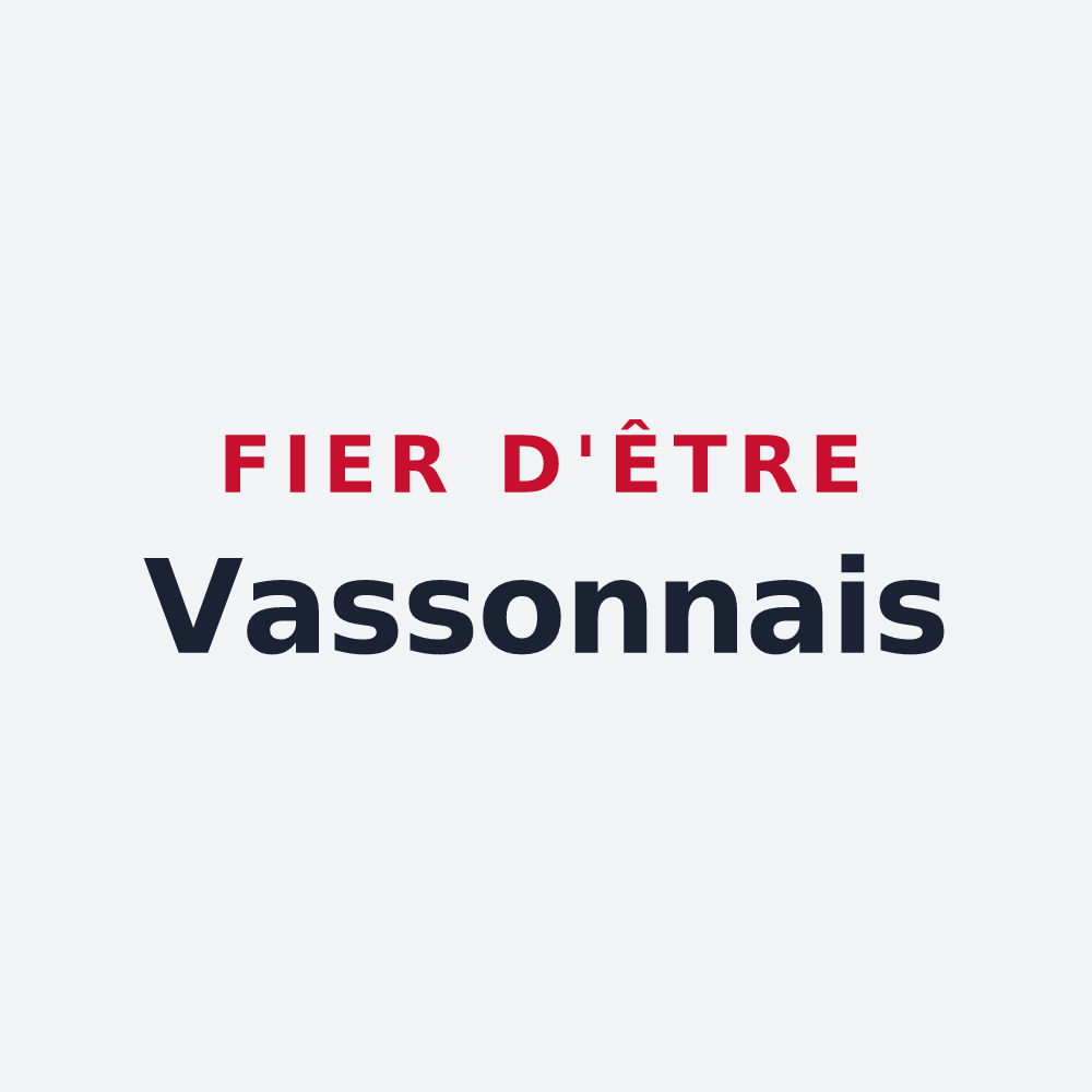 Poster « Fier d'être Vassonnais » — design pour Saint-Germain-le-Vasson