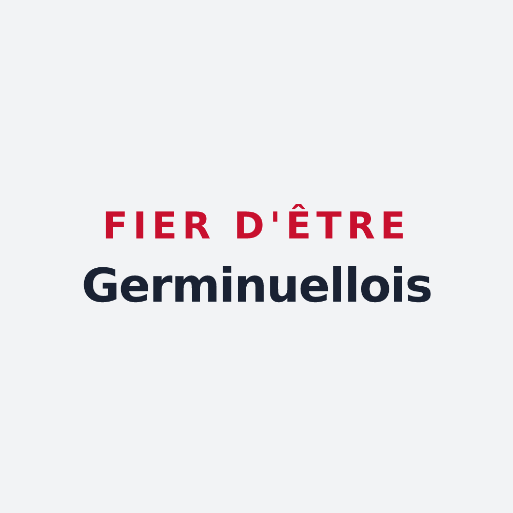 Poster « Fier d'être Germinuellois » — design pour Saint-Germain-Nuelles