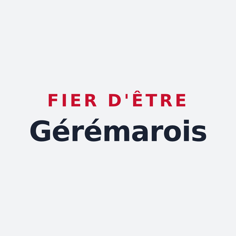 Poster « Fier d'être Gérémarois » — design pour Saint-Germer-de-Fly