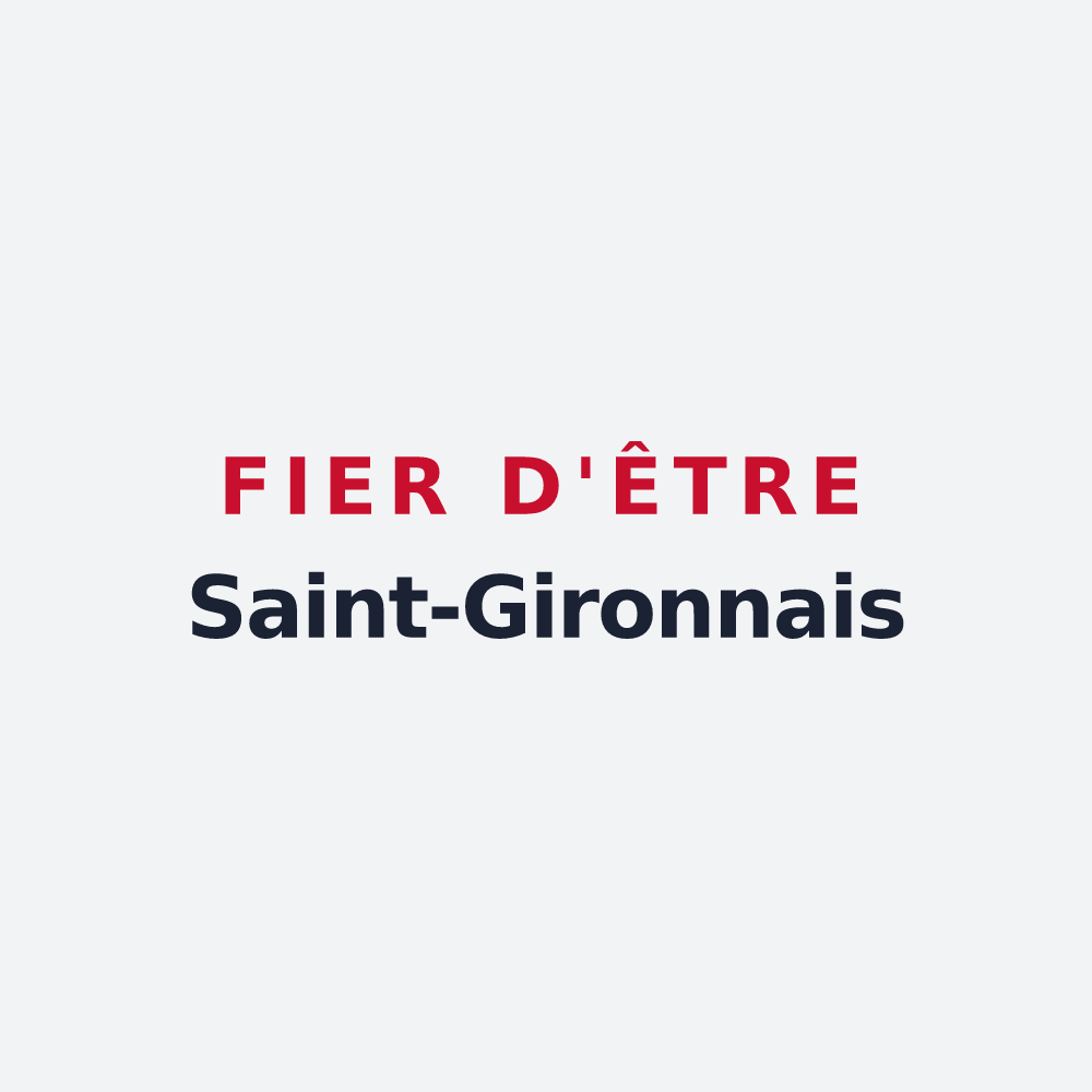 Poster « Fier d'être Saint-Gironnais » — design pour Saint-Girons