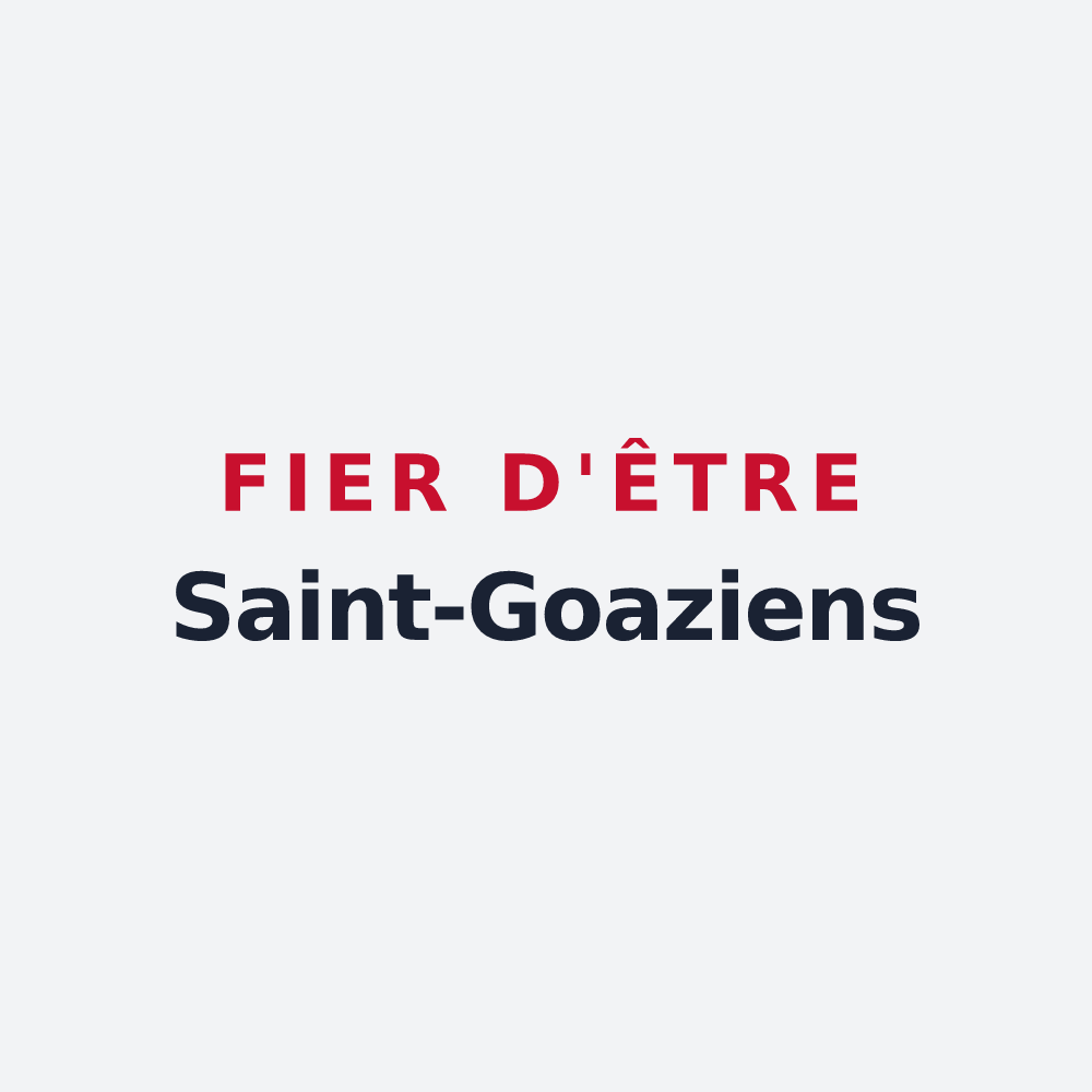 Poster « Fier d'être Saint-Goaziens » — design pour Saint-Goazec