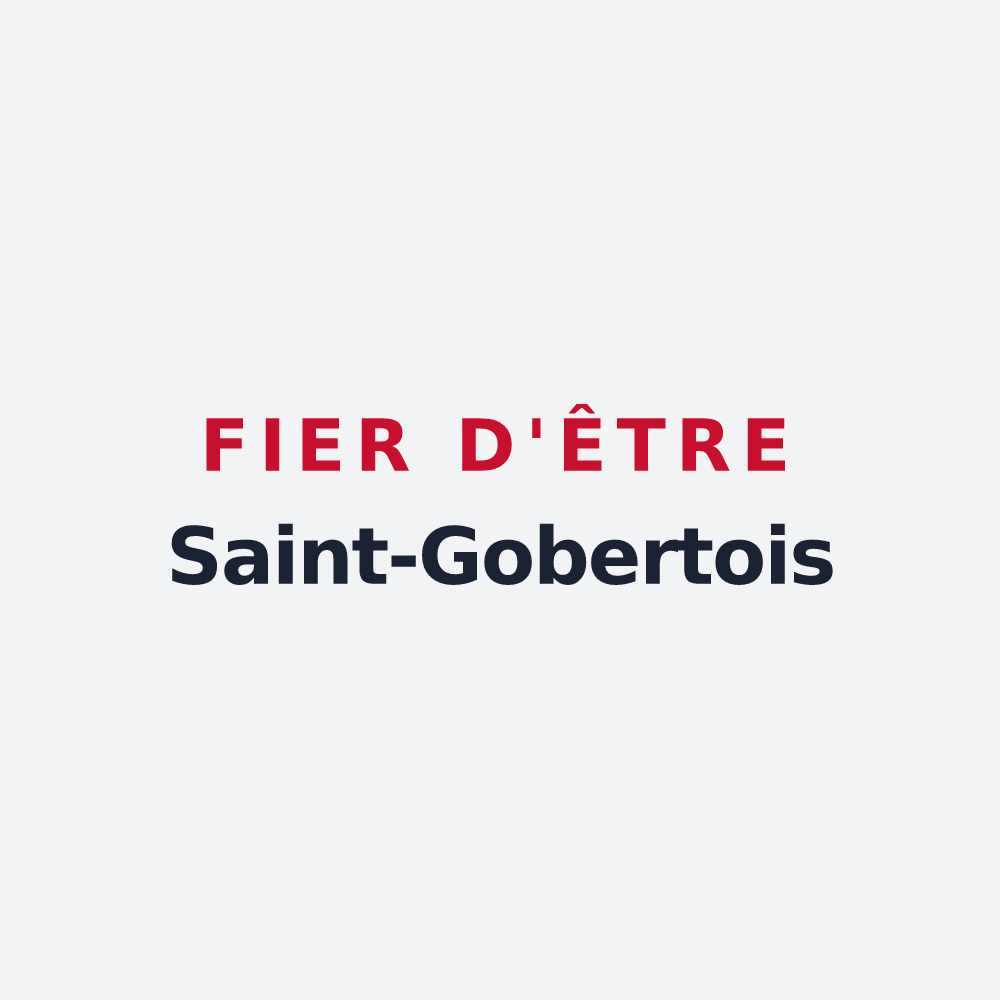 Poster « Fier d'être Saint-Gobertois » — design pour Saint-Gobert