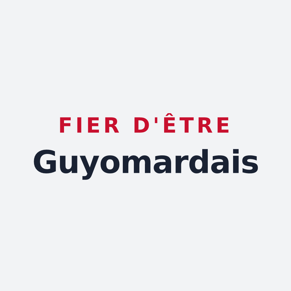 Poster « Fier d'être Guyomardais » — design pour Saint-Guyomard
