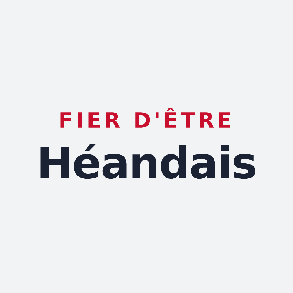 Poster « Fier d'être Héandais » — design pour Saint-Héand