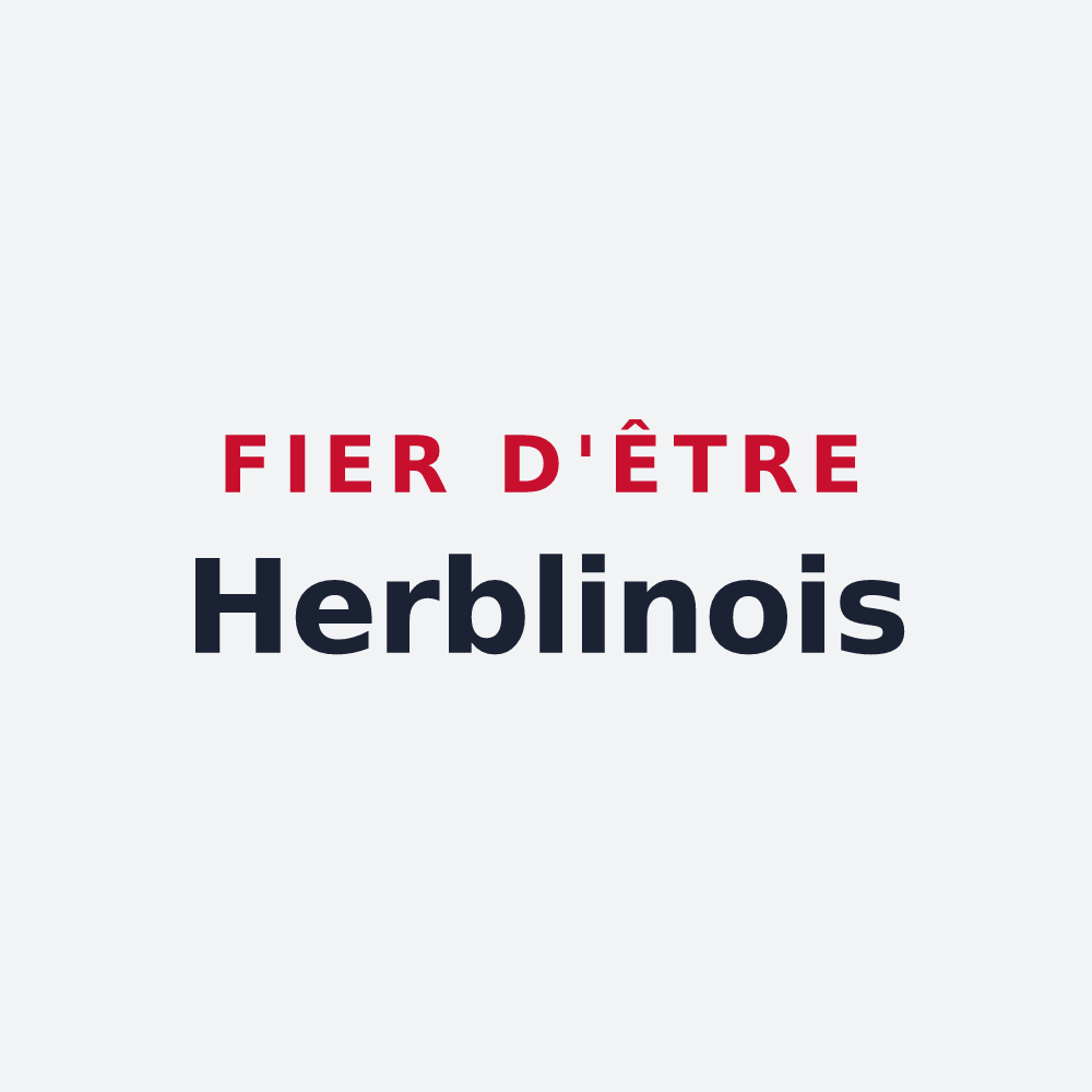 Poster « Fier d'être Herblinois » — design pour Saint-Herblain