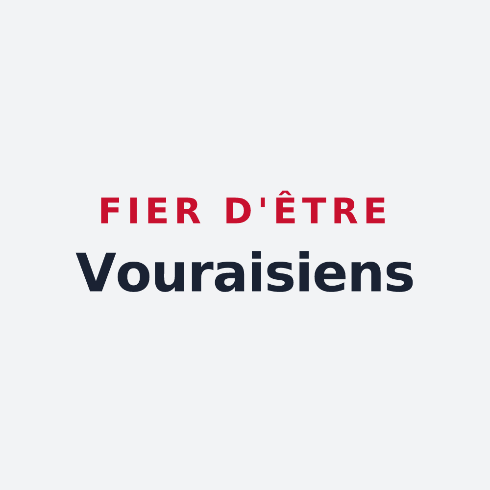 Poster « Fier d'être Vouraisiens » — design pour Saint-Hilaire-le-Vouhis