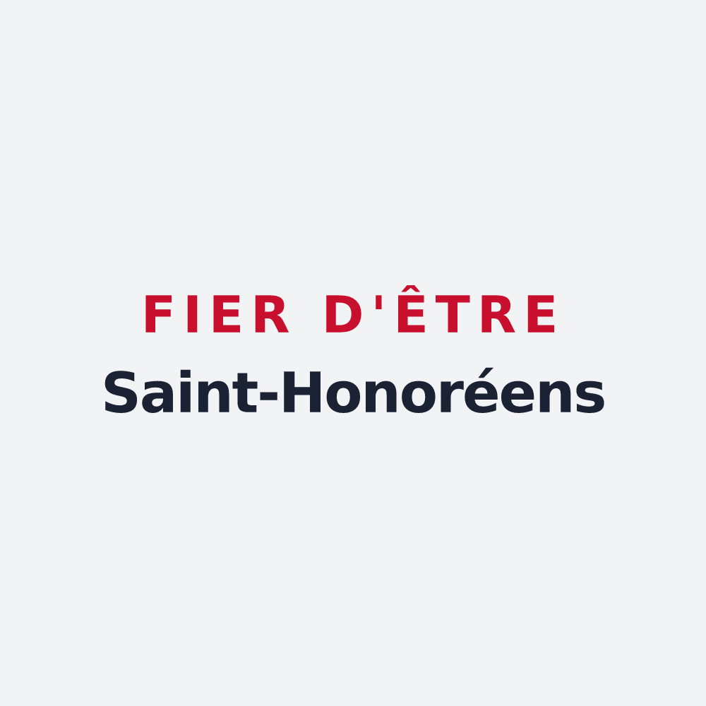 Poster « Fier d'être Saint-Honoréens » — design pour Saint-Honoré-les-Bains