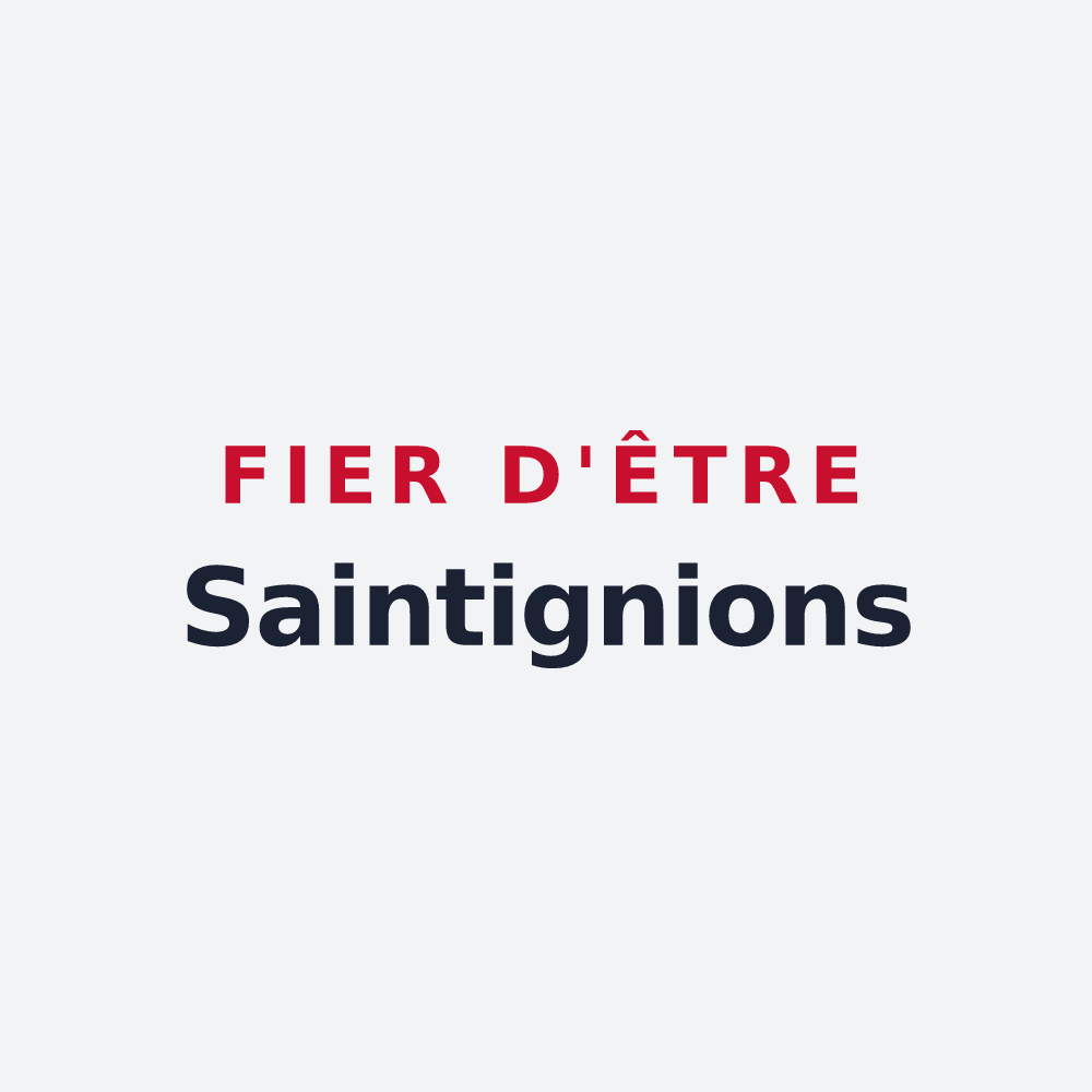Poster « Fier d'être Saintignions » — design pour Saint-Igny-de-Roche