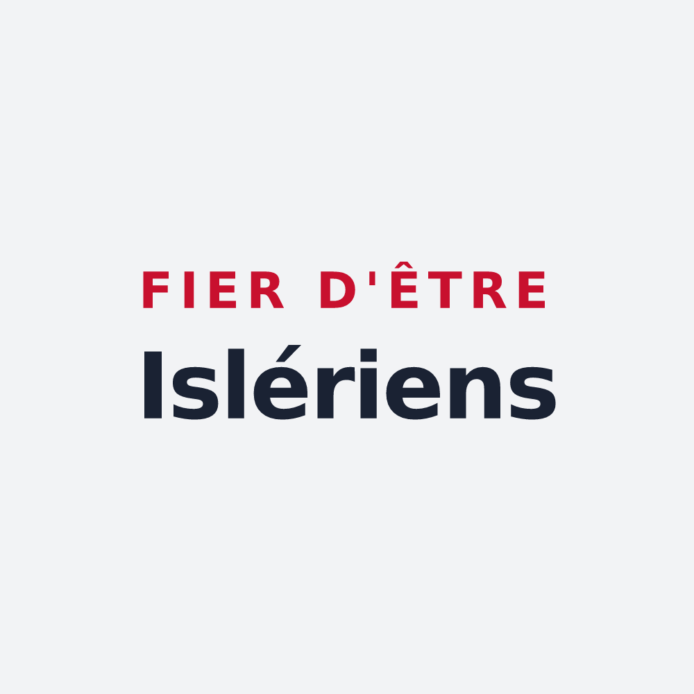 Poster « Fier d'être Islériens » — design pour Saint-Illiers-la-Ville