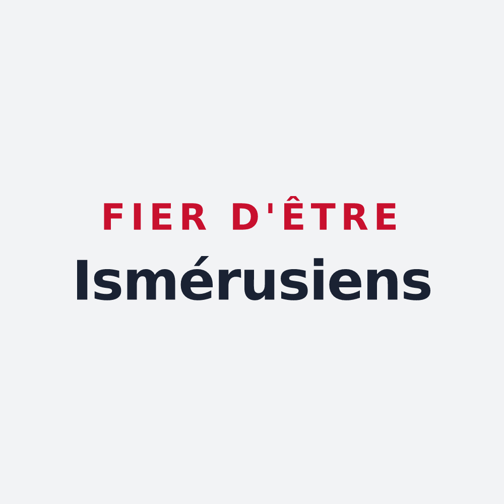 Poster « Fier d'être Ismérusiens » — design pour Saint-Ismier