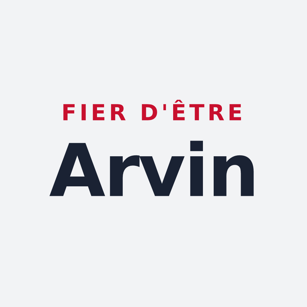 Poster « Fier d'être Arvin » — design pour Saint-Jean-d'Arves