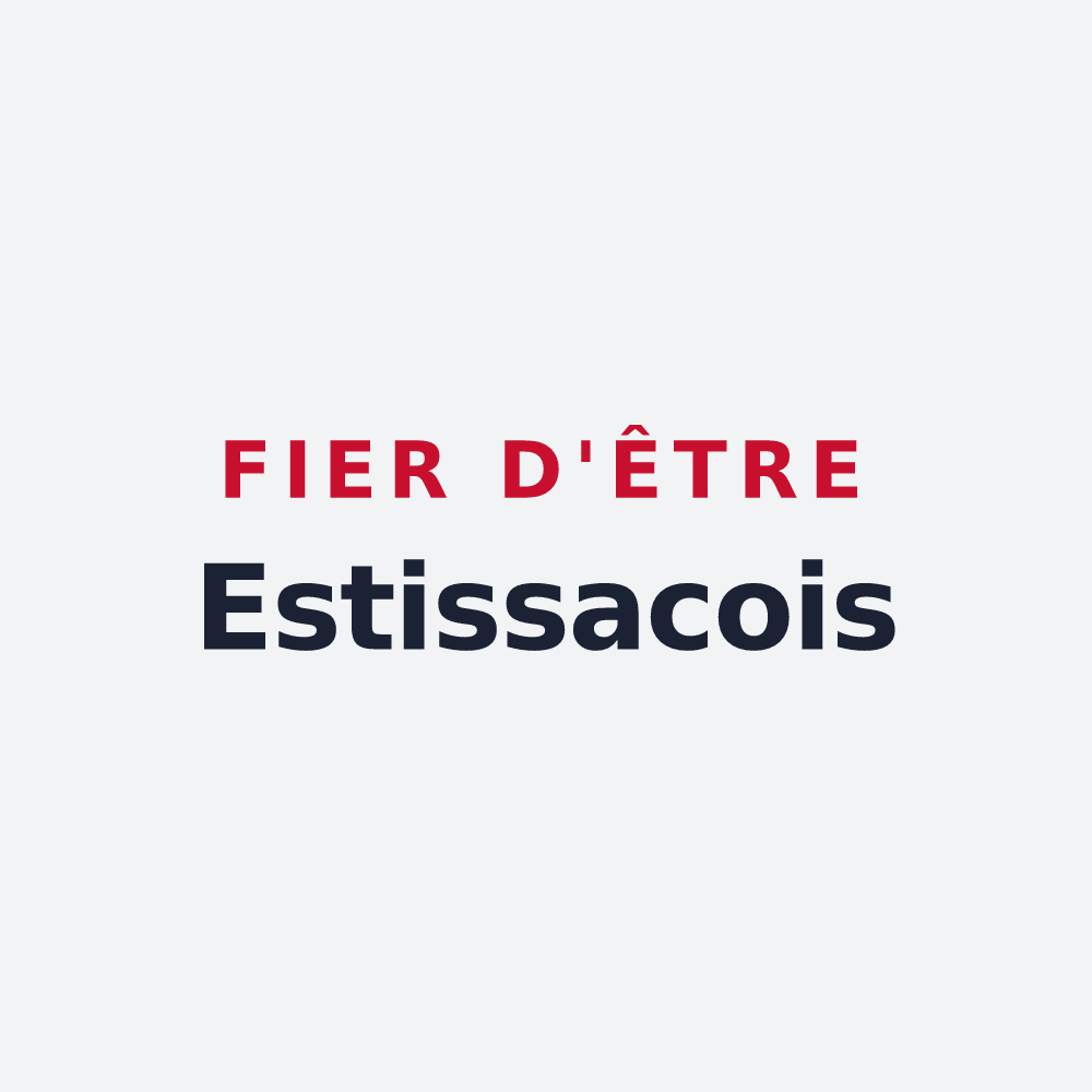 Poster « Fier d'être Estissacois » — design pour Saint-Jean-d'Estissac