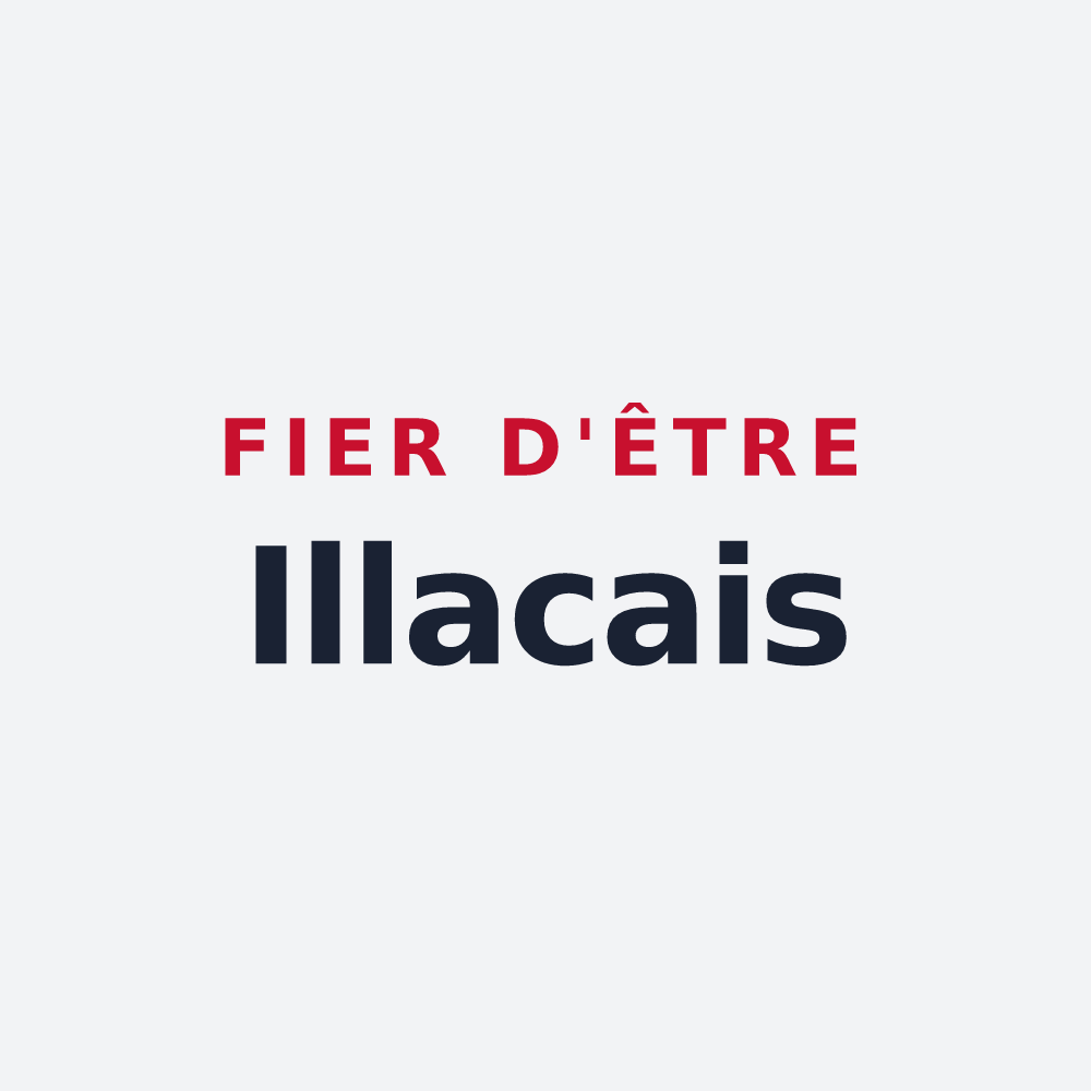 Poster « Fier d'être Illacais » — design pour Saint-Jean-d'Illac