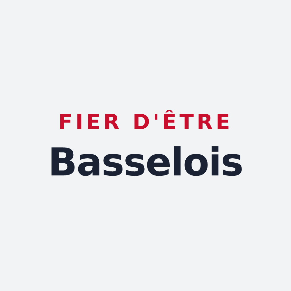 Poster « Fier d'être Basselois » — design pour Saint-Jean-de-Bassel