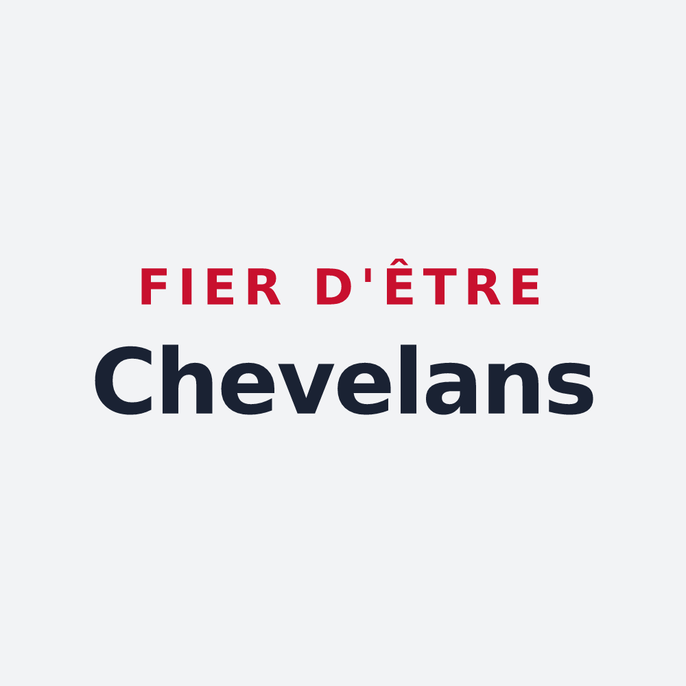 Poster « Fier d'être Chevelans » — design pour Saint-Jean-de-Chevelu