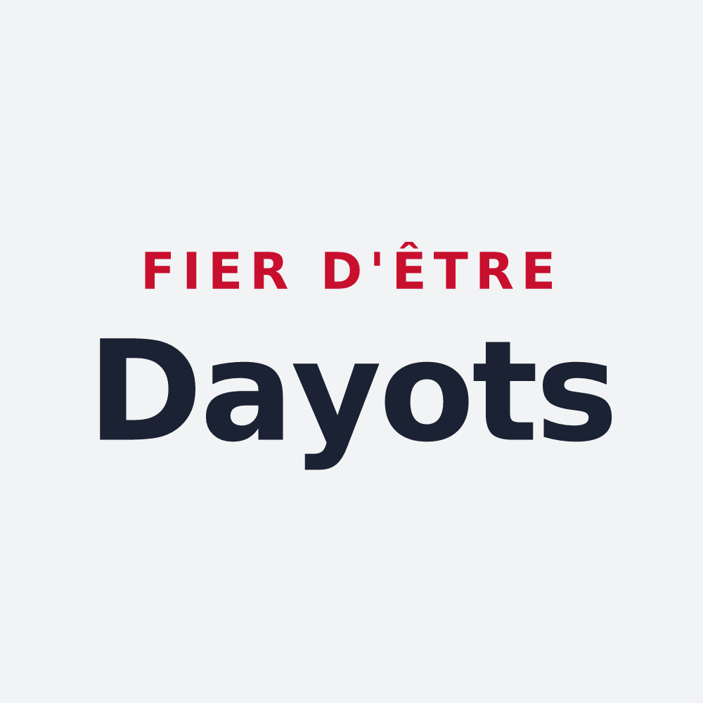 Poster « Fier d'être Dayots » — design pour Saint-Jean-de-Daye