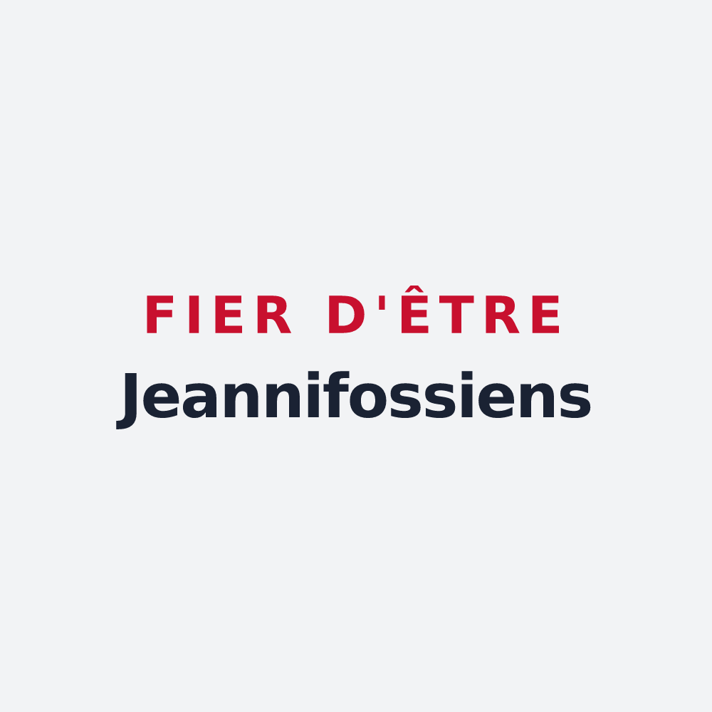 Poster « Fier d'être Jeannifossiens » — design pour Saint-Jean-de-Fos