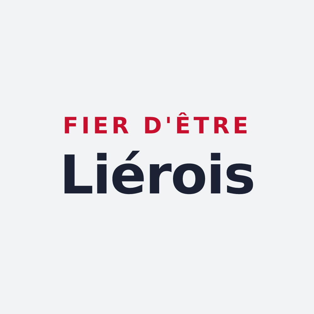 Poster « Fier d'être Liérois » — design pour Saint-Jean-de-Lier