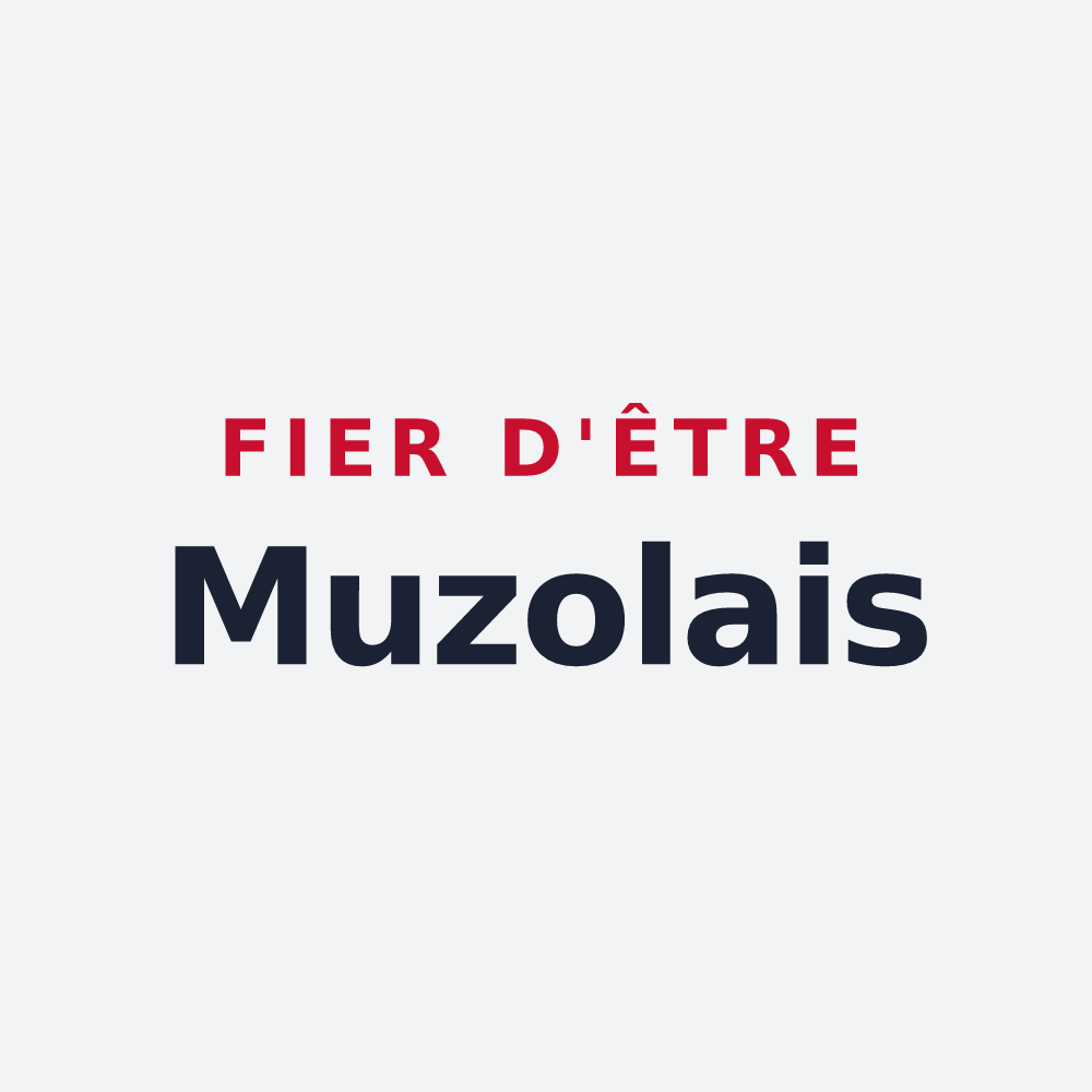 Poster « Fier d'être Muzolais » — design pour Saint-Jean-de-Muzols