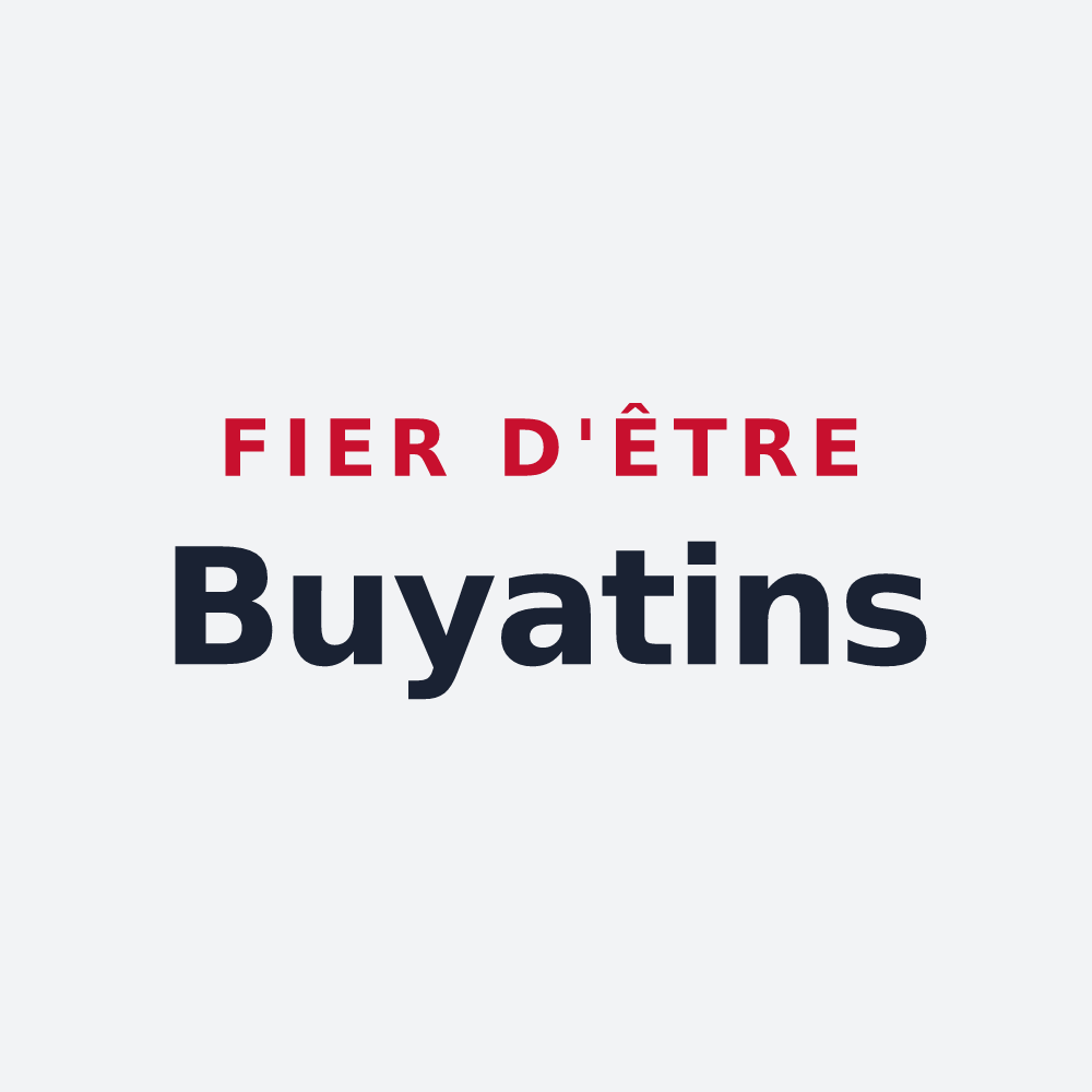 Poster « Fier d'être Buyatins » — design pour Saint-Jean-de-Niost