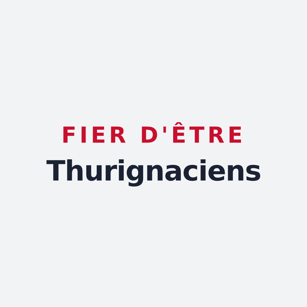 Poster « Fier d'être Thurignaciens » — design pour Saint-Jean-de-Thurigneux