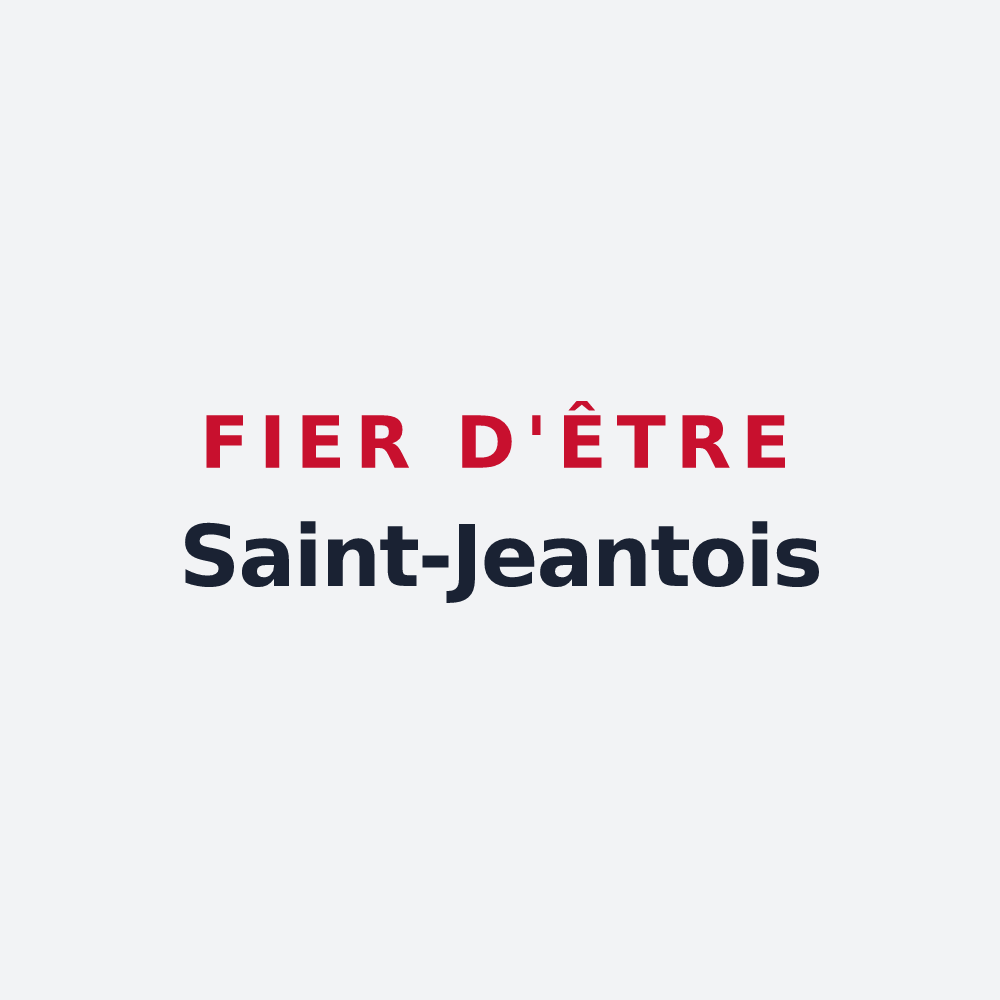 Poster « Fier d'être Saint-Jeantois » — design pour Saint-Jean-du-Castillonnais