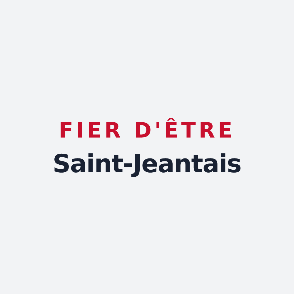 Poster « Fier d'être Saint-Jeantais » — design pour Saint-Jean-du-Falga