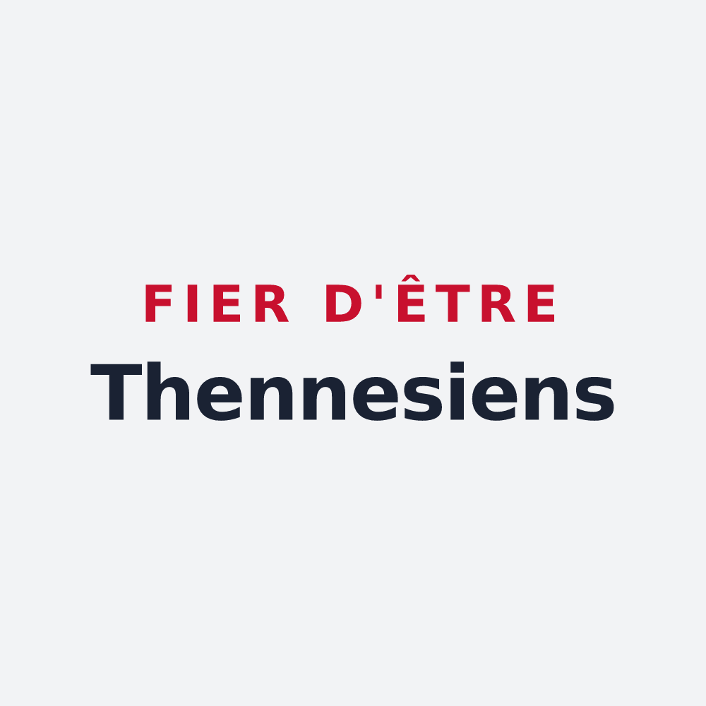 Poster « Fier d'être Thennesiens » — design pour Saint-Jean-du-Thenney