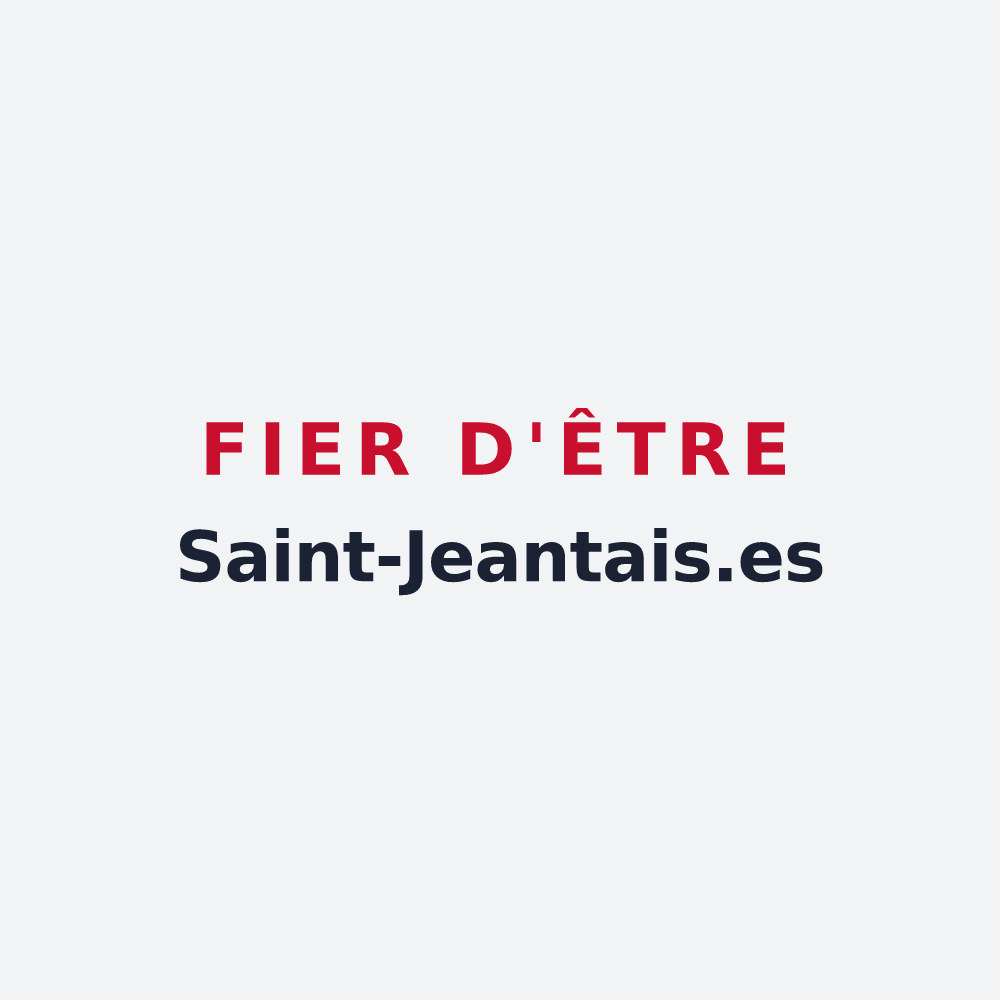 Poster « Fier d'être Saint-Jeantais.es » — design pour Saint-Jean-et-Saint-Paul