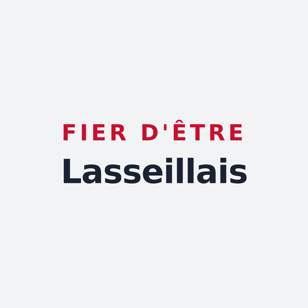 Poster « Fier d'être Lasseillais » — design pour Saint-Jean-Lasseille