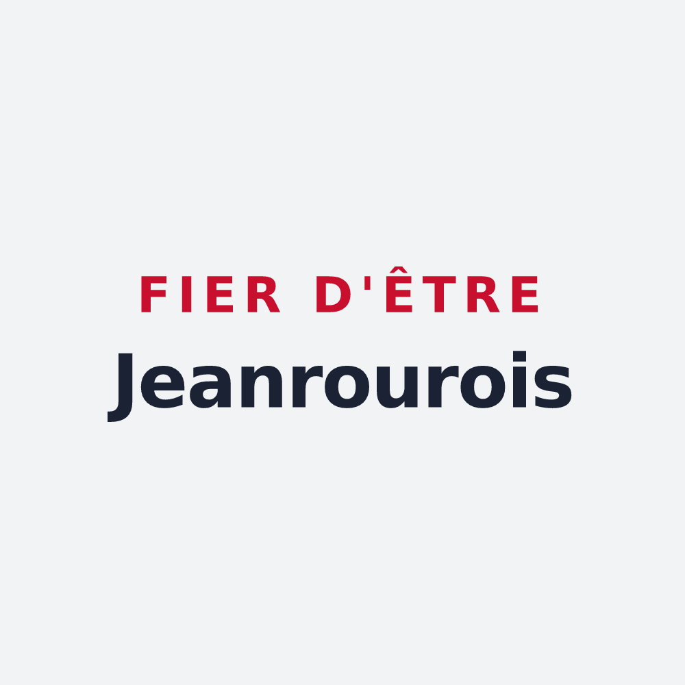 Poster « Fier d'être Jeanrourois » — design pour Saint-Jean-Roure
