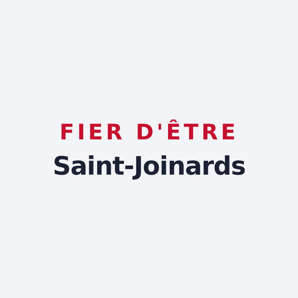 Poster « Fier d'être Saint-Joinards » — design pour Saint-Jean-Soleymieux