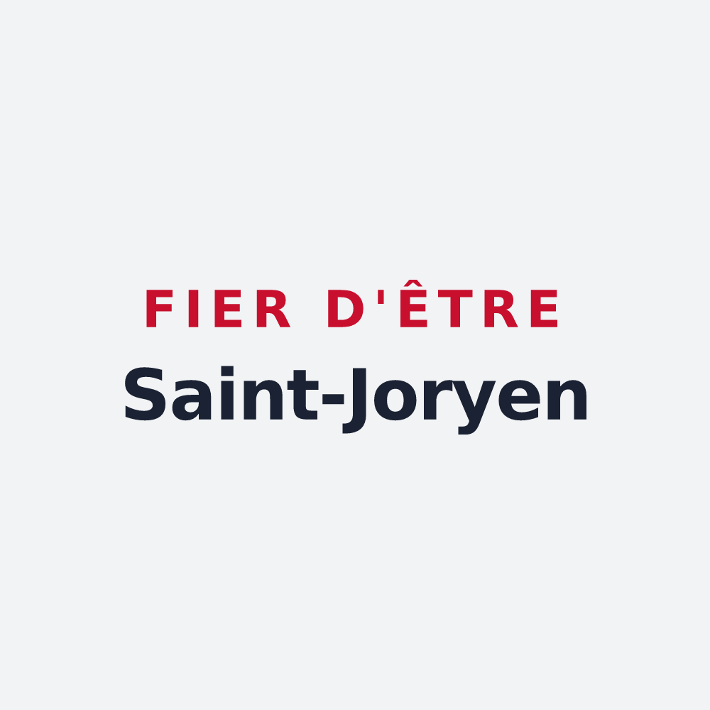 Poster « Fier d'être Saint-Joryen » — design pour Saint-Jory