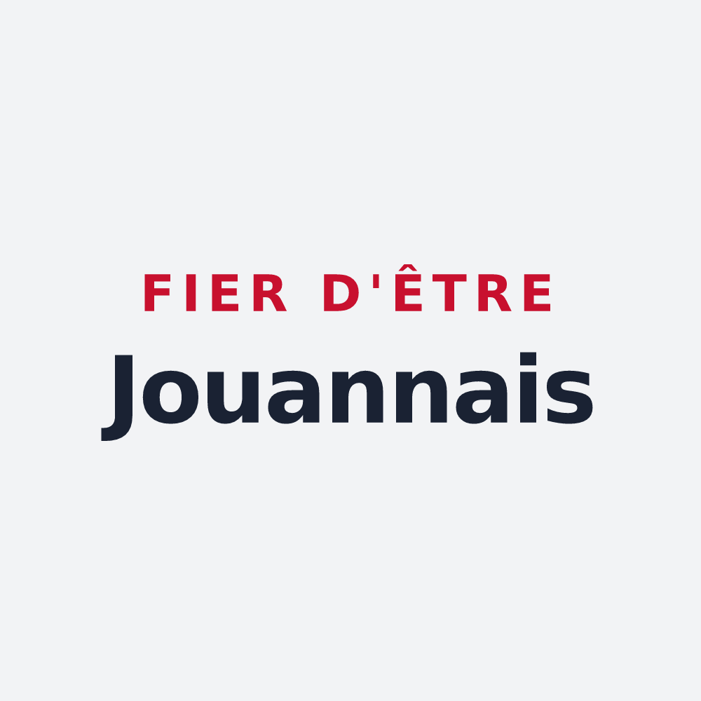 Poster « Fier d'être Jouannais » — design pour Saint-Jouan-des-Guérets