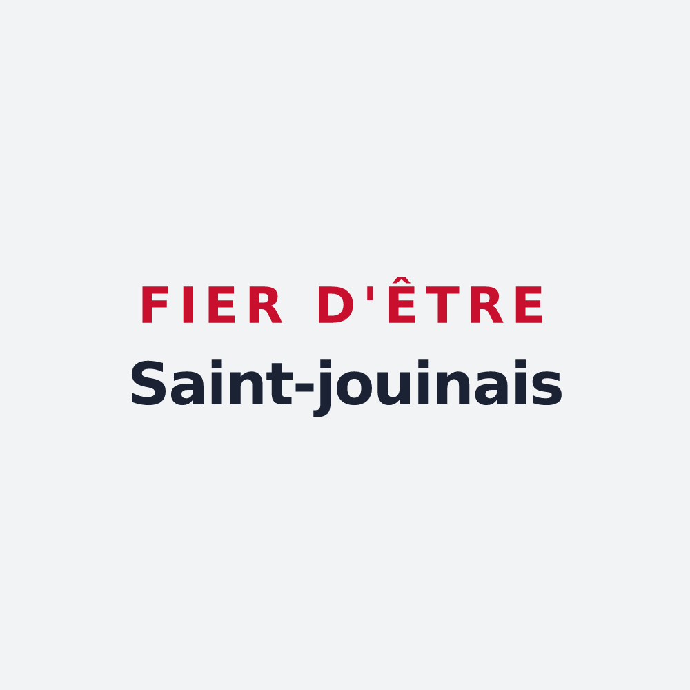 Poster « Fier d'être Saint-jouinais » — design pour Saint-Jouin-Bruneval