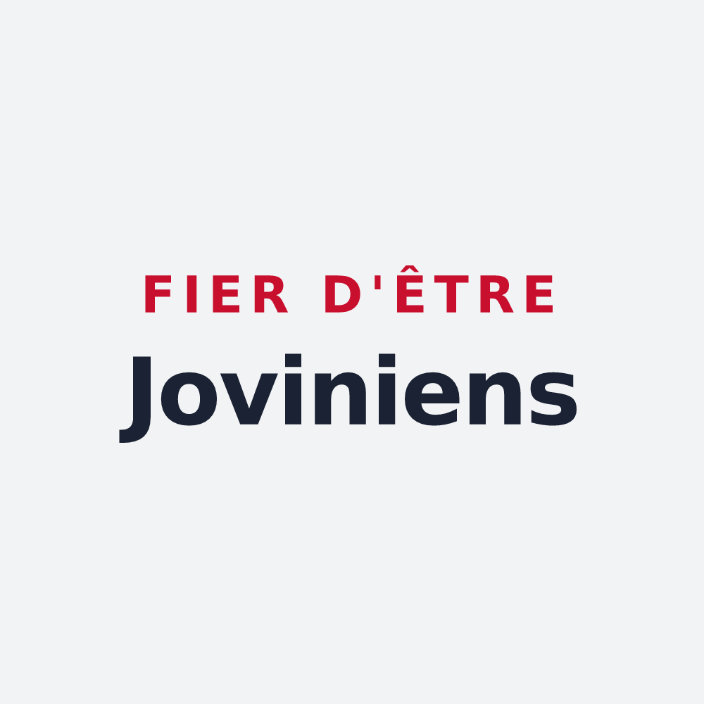 Poster « Fier d'être Joviniens » — design pour Saint-Jouin-de-Blavou