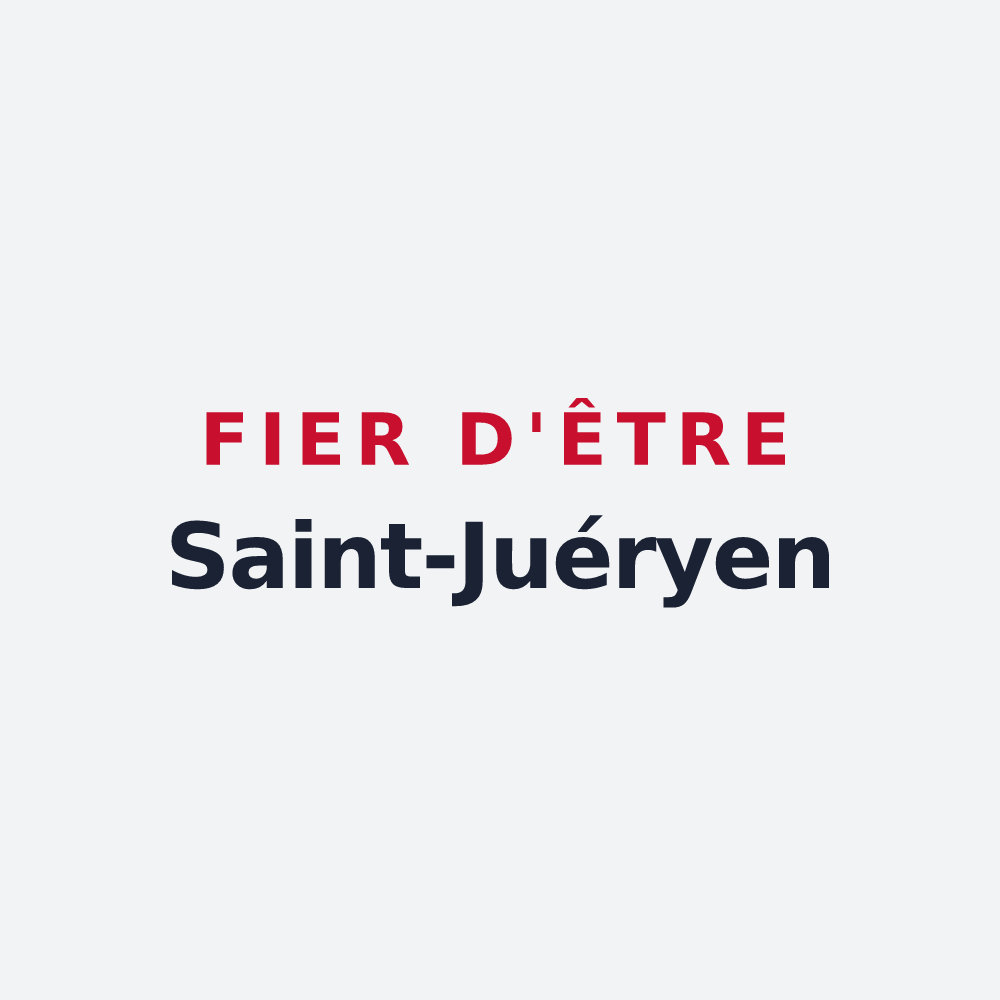 Poster « Fier d'être Saint-Juéryen » — design pour Saint-Juéry