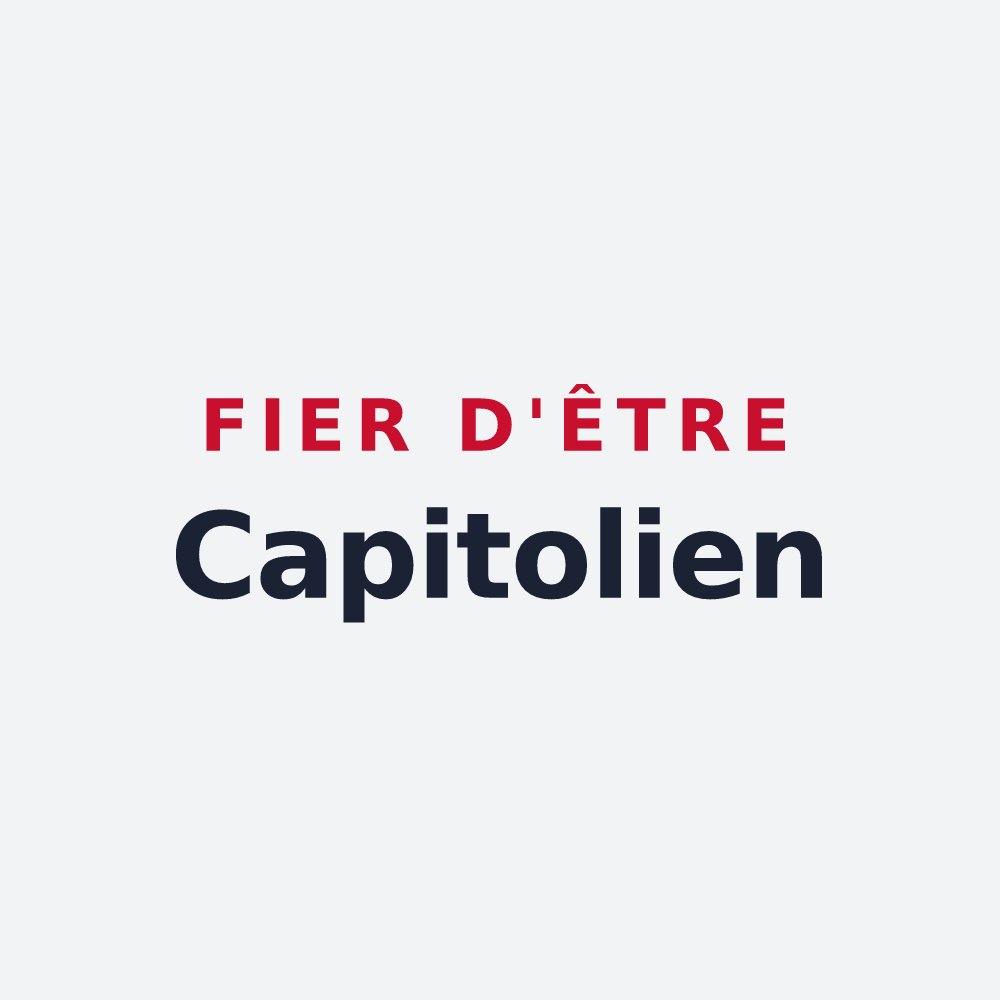 Poster « Fier d'être Capitolien » — design pour Saint-Julien-Chapteuil