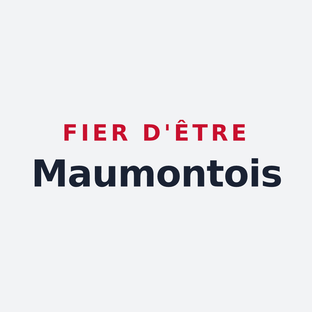 Poster « Fier d'être Maumontois » — design pour Saint-Julien-Maumont