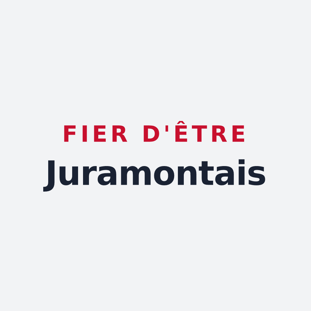 Poster « Fier d'être Juramontais » — design pour Saint-Jure