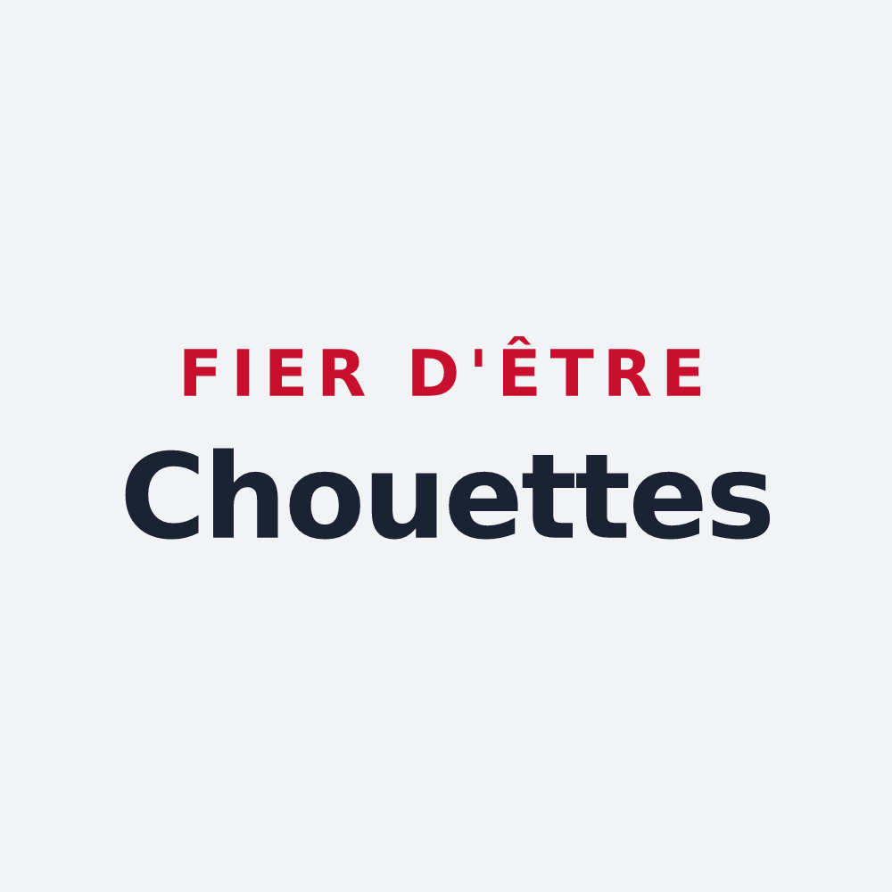 Poster « Fier d'être Chouettes » — design pour Saint-Just-d'Avray