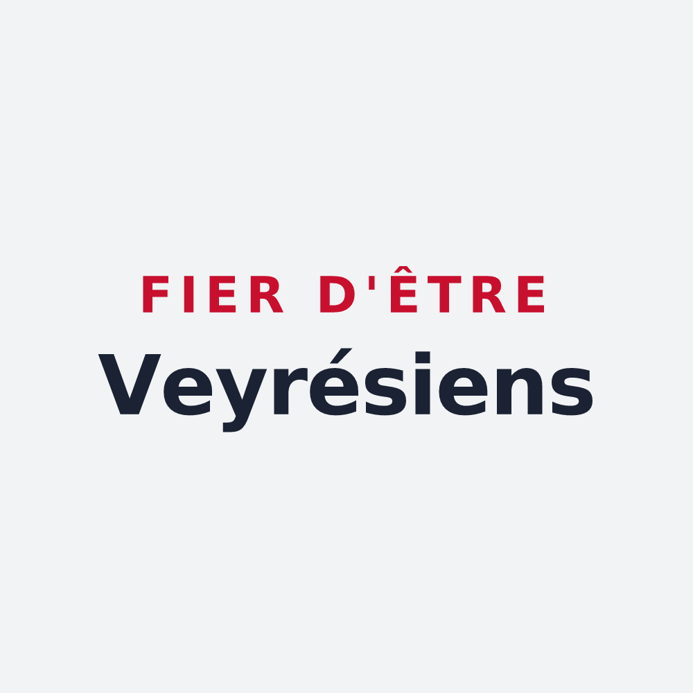 Poster « Fier d'être Veyrésiens » — design pour Saint-Laurent-de-Veyrès