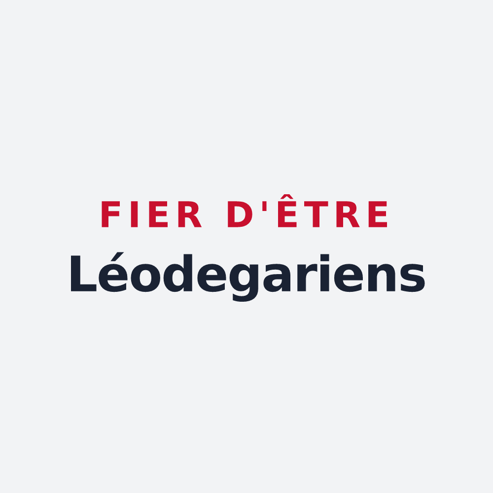 Poster « Fier d'être Léodegariens » — design pour Saint-Léger-de-Balson