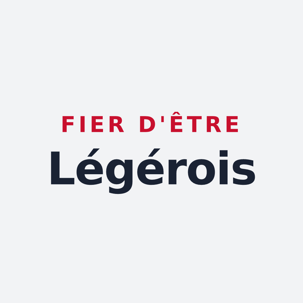 Poster « Fier d'être Légérois » — design pour Saint-Léger-de-Linières