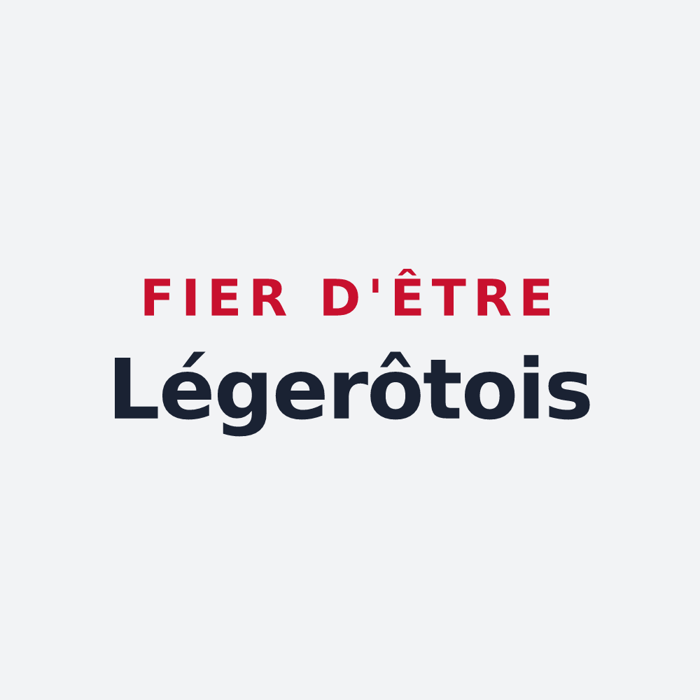 Poster « Fier d'être Légerôtois » — design pour Saint-Léger-de-Rôtes