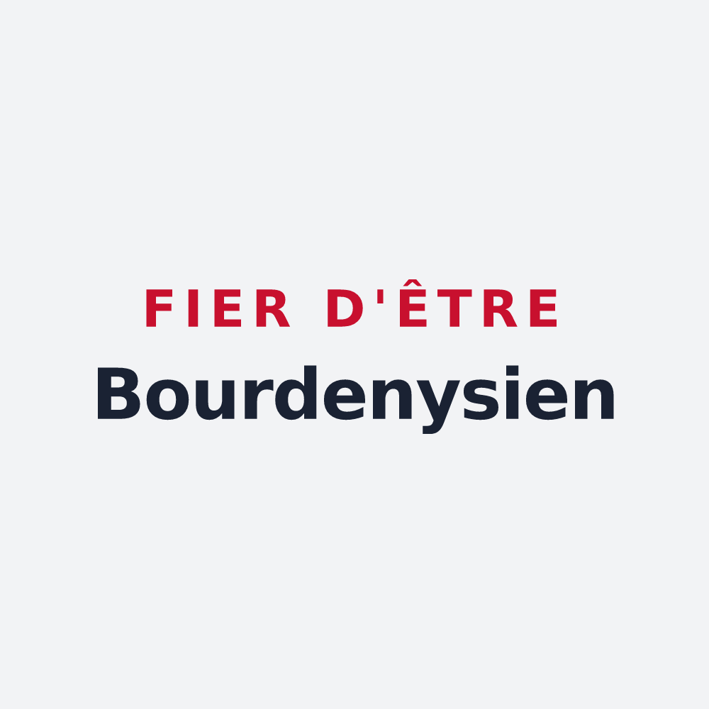Poster « Fier d'être Bourdenysien » — design pour Saint-Léger-du-Bourg-Denis