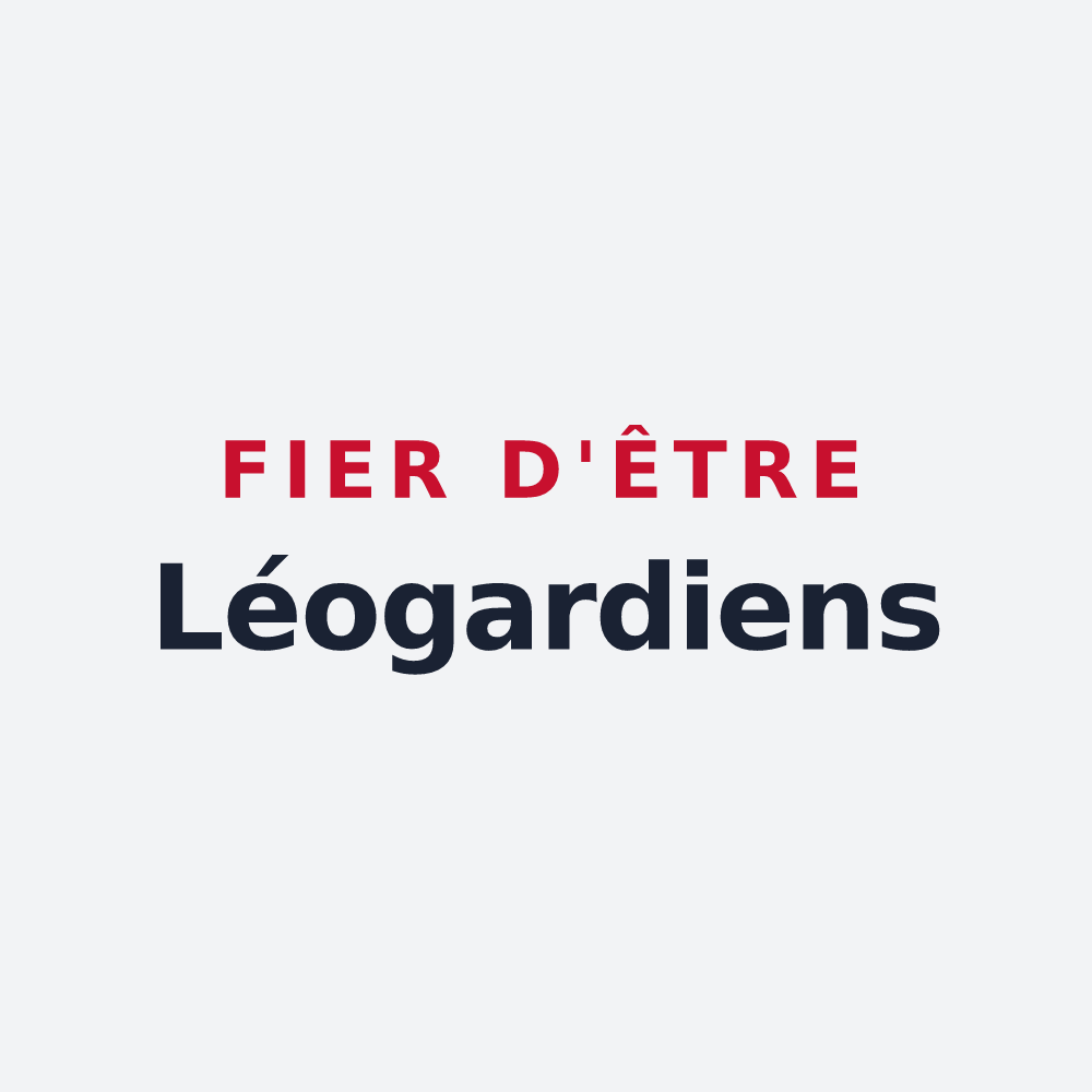 Poster « Fier d'être Léogardiens » — design pour Saint-Léger-du-Gennetey